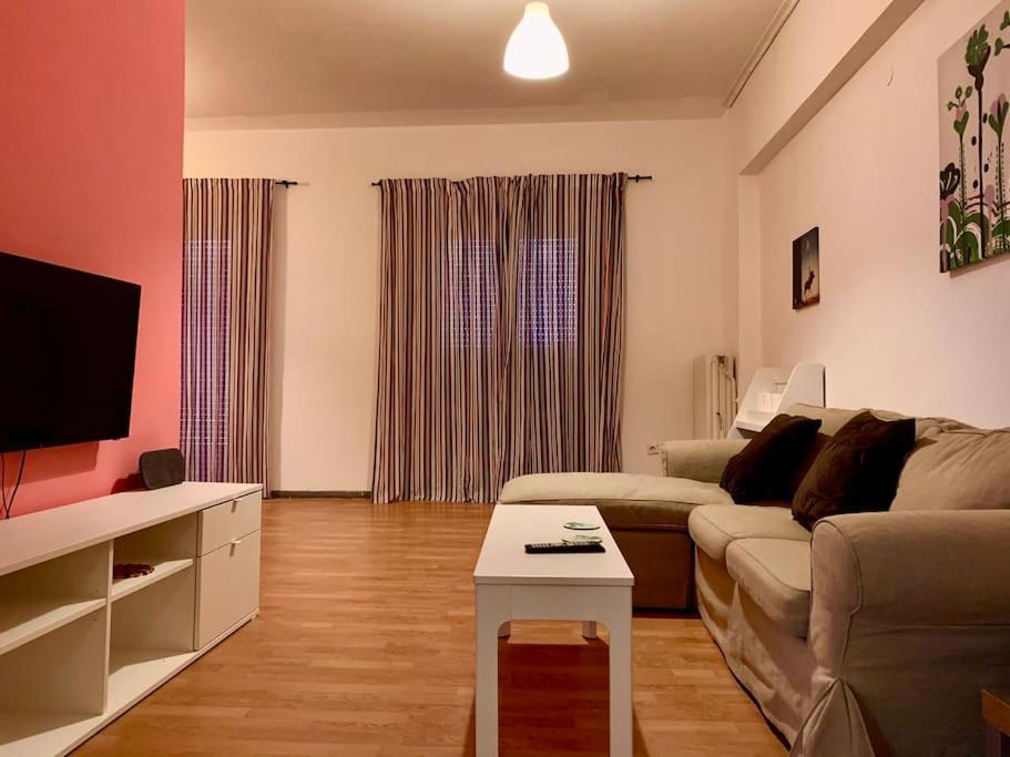 2 Bedroom Apartment 300 Meters Metro Aghios Loanis アテネ エクステリア 写真